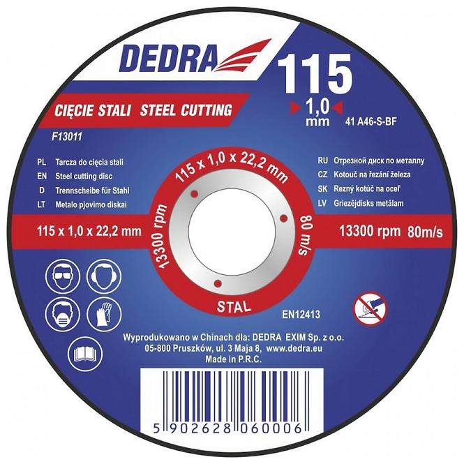 Rezný kotúč na nerezovú oceľ 125x1,5x22,2 mm