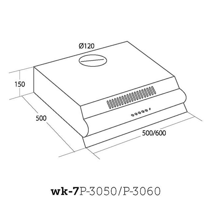 Digestor P-3050 biely