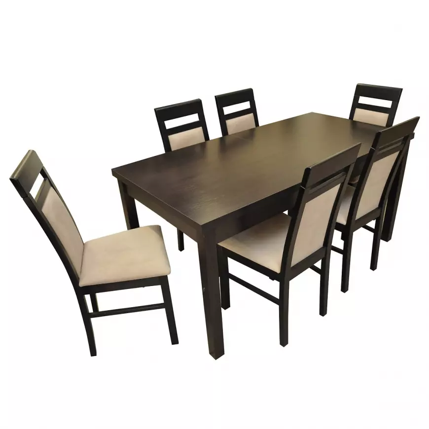 Fotografia produktu: Jedálenská zostava Monia 1+6 ST343 II WENGE KR647 venge Casablanca 2304