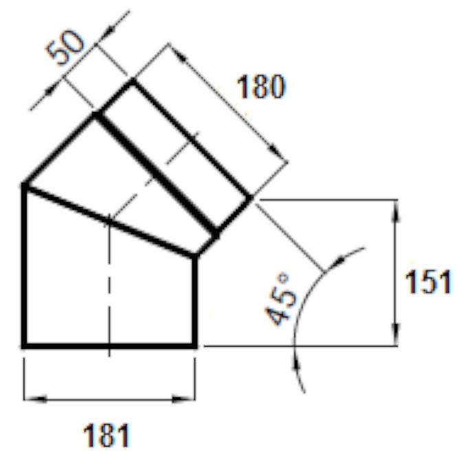 Koleno KS180/45-CZ2