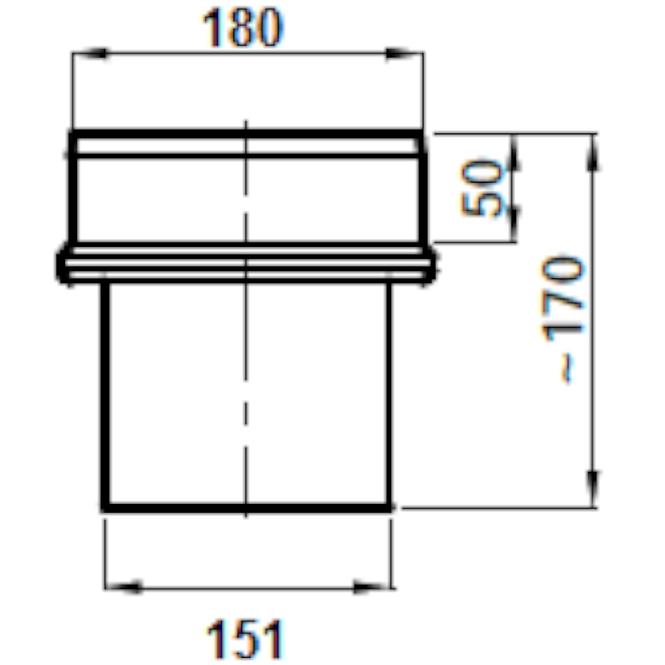 Redukcia RD180/150-CZ2