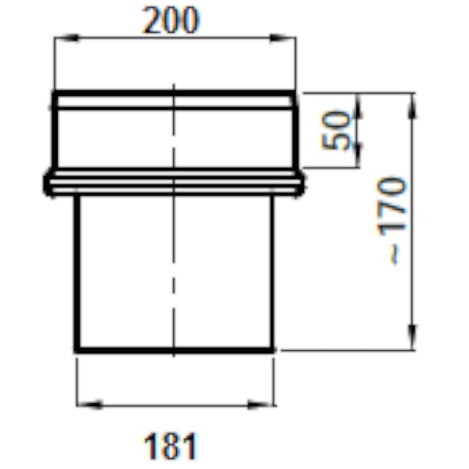 Redukcia RD200/180-CZ2