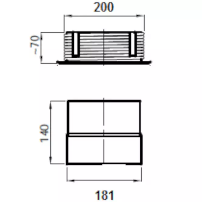 Komínová redukcia WKC200/180-CZ2