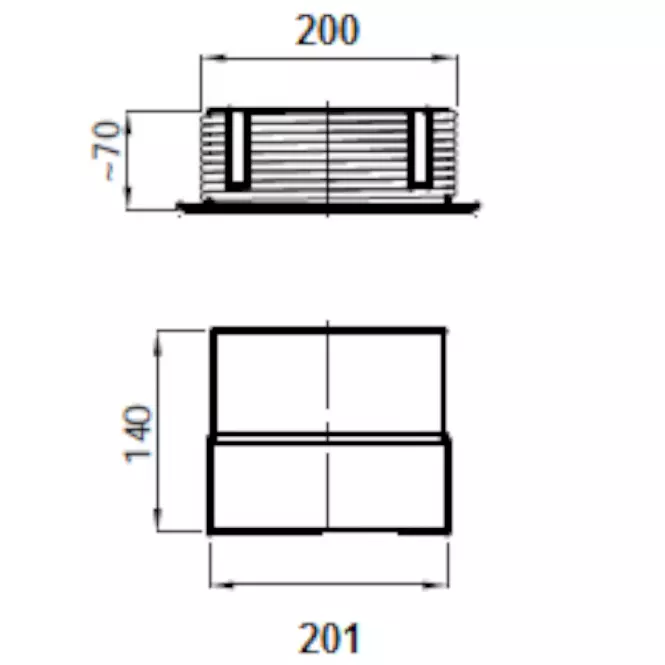 Komínová redukcia WKC200/200-CZ2