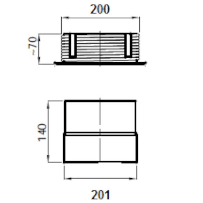 Komínová redukcia WKC200/200-CZ2