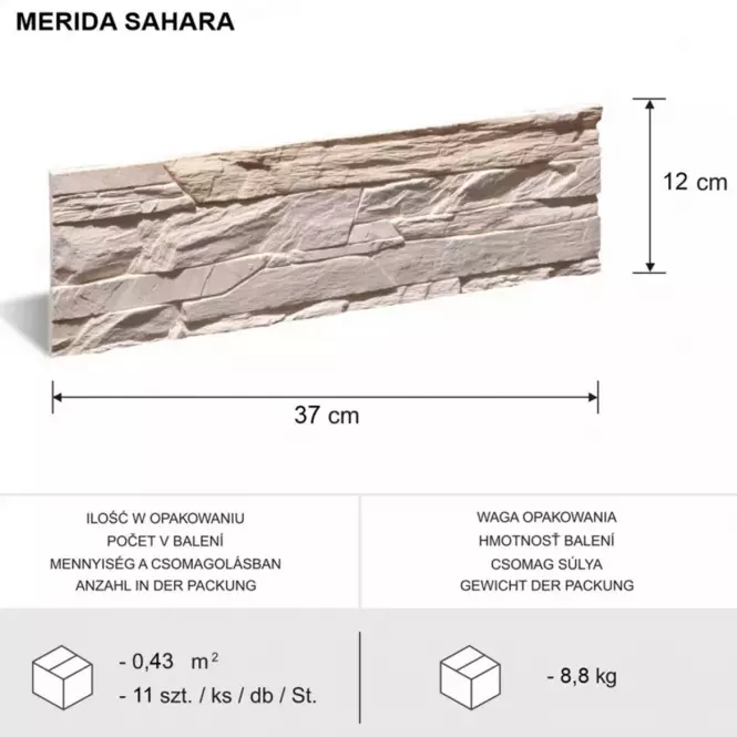 Betónový Obkladový Kameň Merida,5