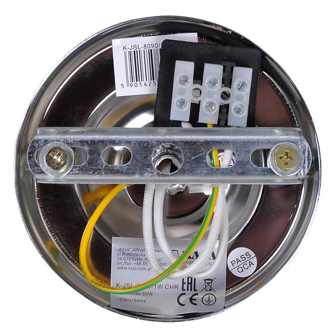 Nástenné bodové svietidlo  Samira I K-JSL-8090/1 chróm K1,6