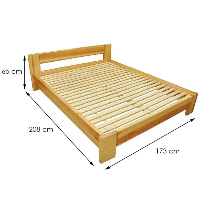 Posteľ Kt Kuba 160x200 Borovica,2