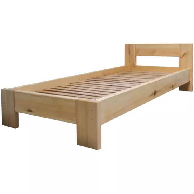Posteľ Kuba T3 90 borovica,6