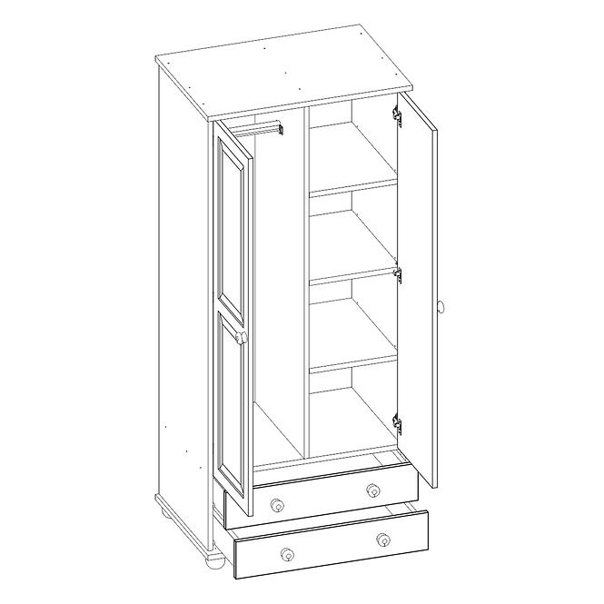 Skriňa 139a 85 cm