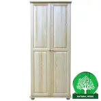 Borovicová skriňa 40A 85 cm – prírodná borovica, dvojdverová