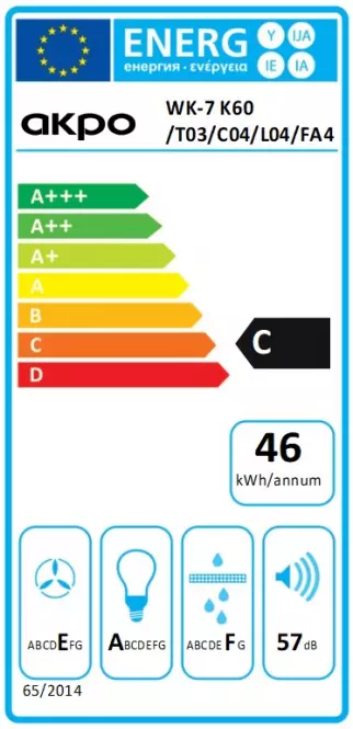 Digestor WK-7 K-GLASS 60,6