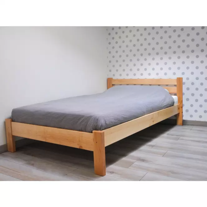 Posteľ Ewa 140 dreva jelša nature,8