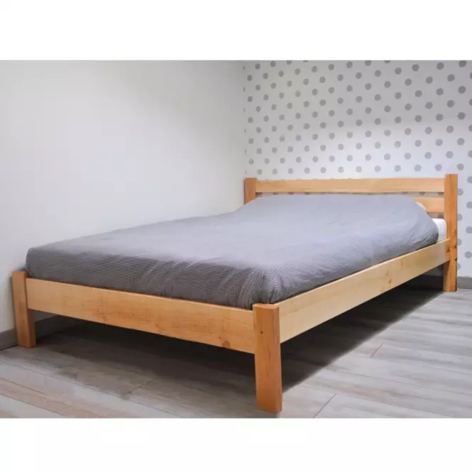 Posteľ Ewa 160 dreva jelša nature,9