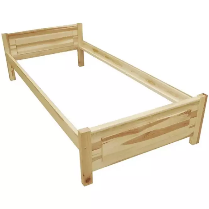 Posteľ L 120x200 borovica