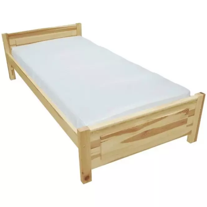 Posteľ L 120x200 borovica,5