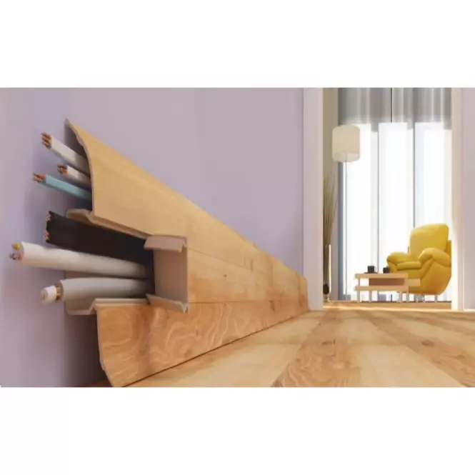 Podlahová lišta PVC Parquet Mercado 304 orech grécky,2