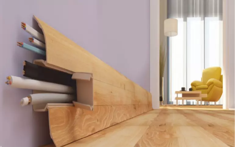 Podlahová lišta PVC Parquet Mercado 305 iroko,2