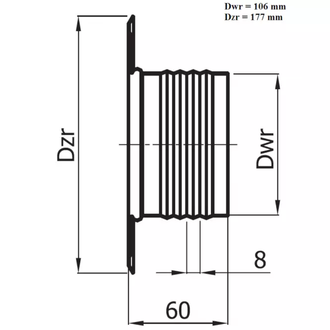 Rozeta  ROZ100-ML biela,2