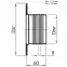 Rozeta ROZ125-ML biela,2
