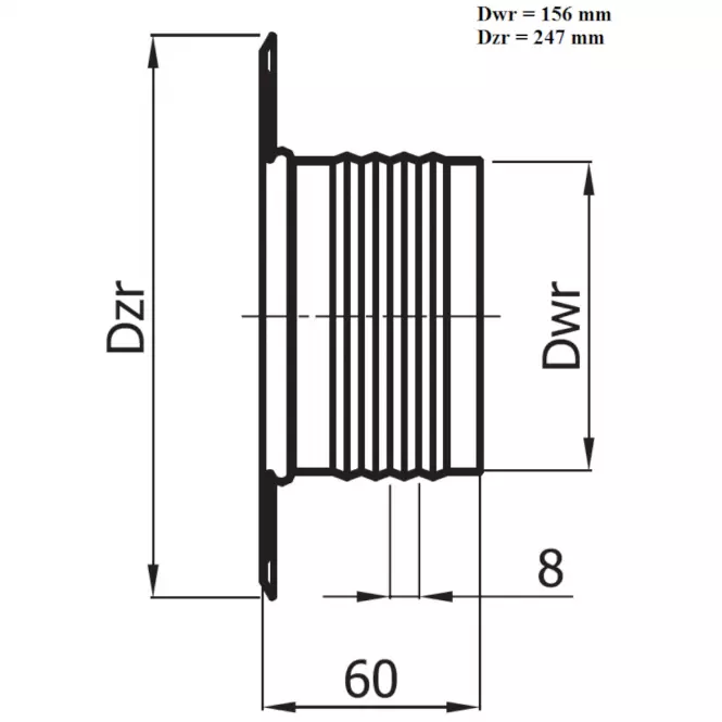 Rozeta ROZ150-ML biela,2