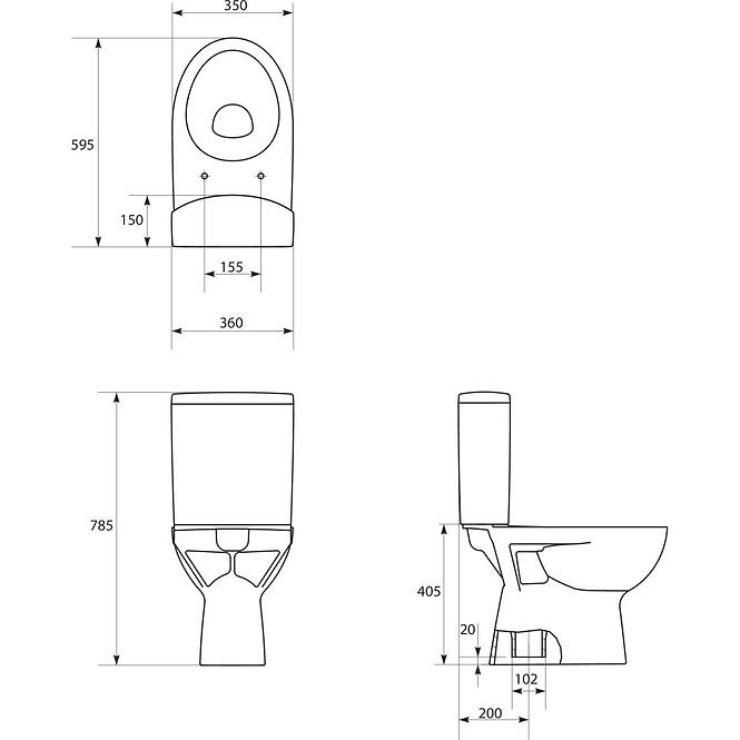 Wc Kombi Parva 218