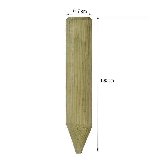 Palisáda Of fi 7X100,2