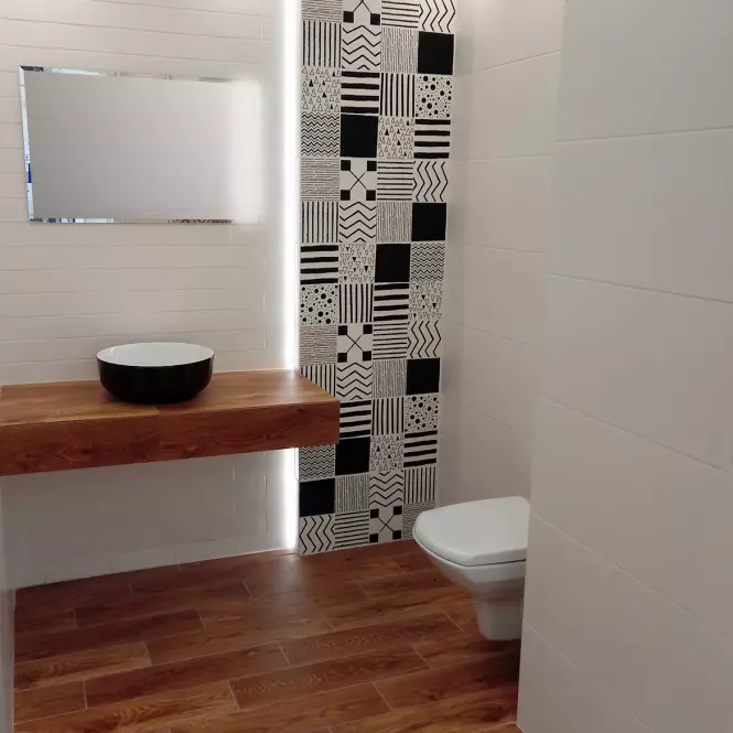 Obklad Burano Bar White 7,3/23,7