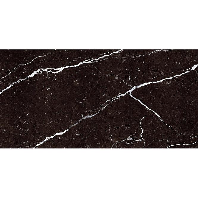 Gresová dlažba Black Marquina High Glossy Rekt. 60/120