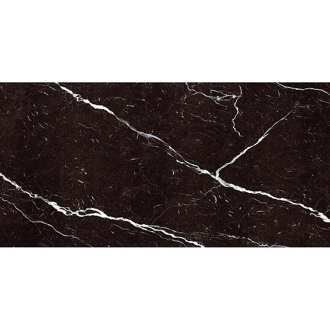 Gresová dlažba Black Marquina High Glossy Rekt. 60/120