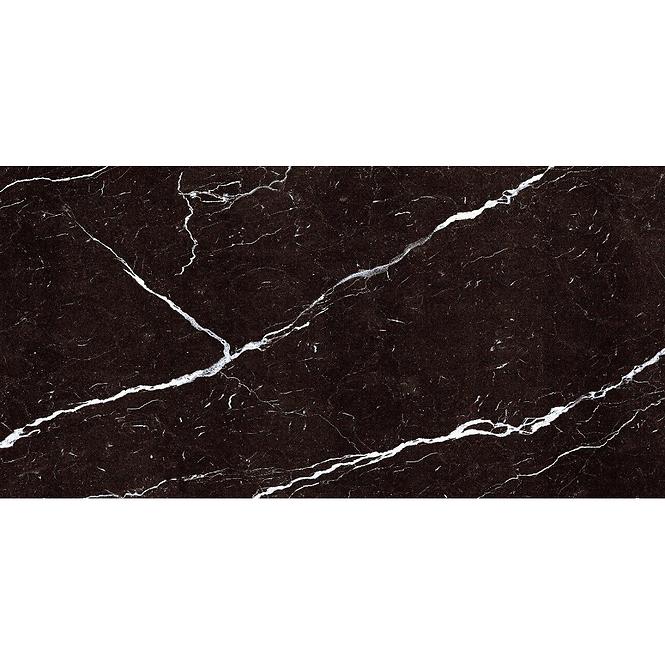 Gresová dlažba Black Marquina High Glossy Rekt. 60/120