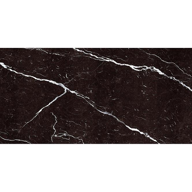 Gresová dlažba Black Marquina High Glossy Rekt. 60/120