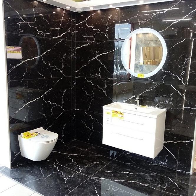 Gresová dlažba Black Marquina High Glossy Rekt. 60/120