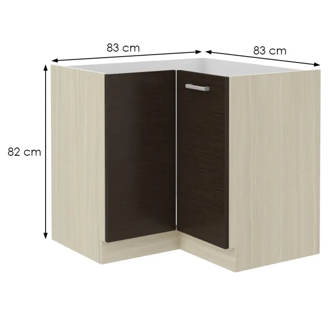 Skrinka do kuchyne Wiktoria chamonix/legno 89/89dn bb,2