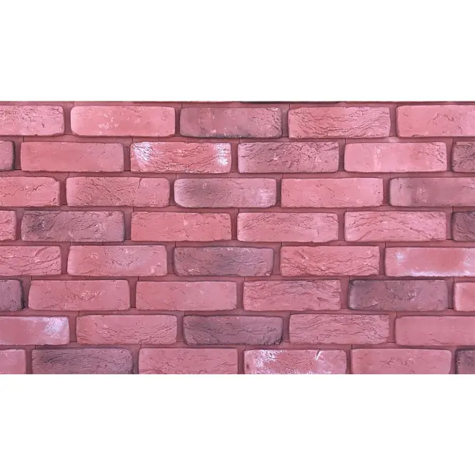 Sadrový obkladový kameň červená tehla