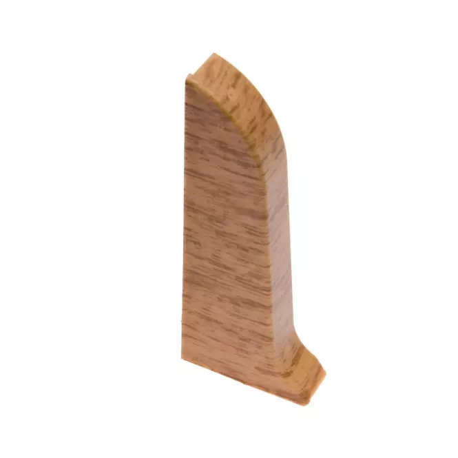 Ľavá záslepka podlahovej lišty 151/22 EASY - Dub doska