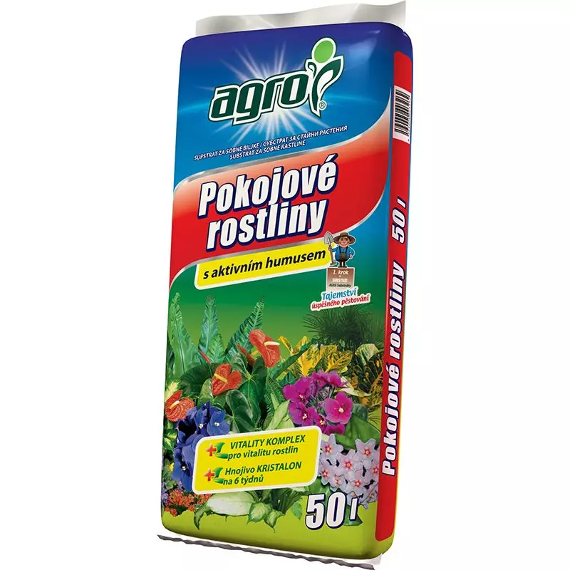 Agro Substrát pre pokojové rastliny 50 l