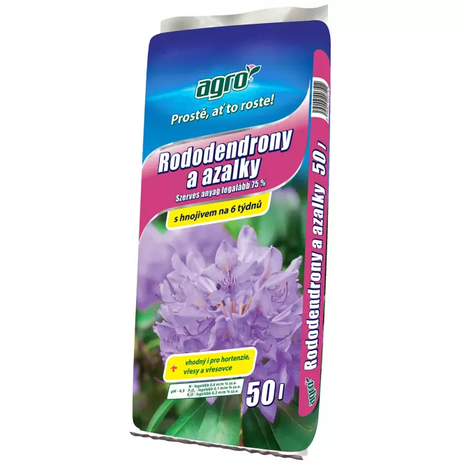 Agro Substrát pre rododendrony a azalky 50 l