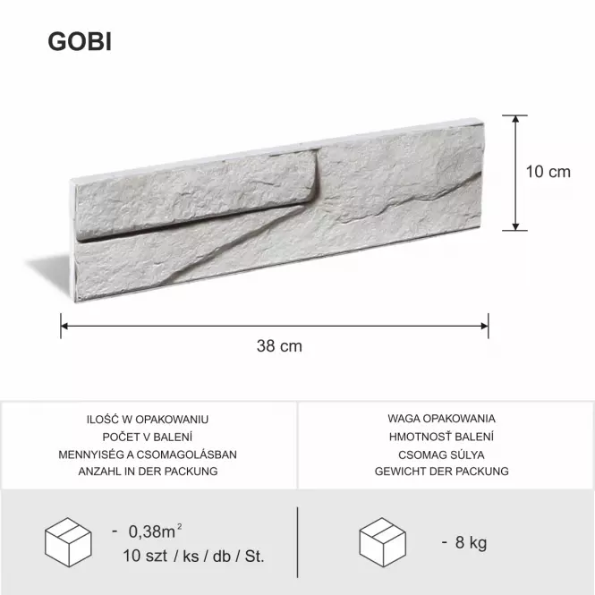 Betónový Obkladový Kameň Gobi,6