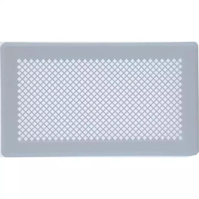Vetracia mriežka K4-ML-B  biely rám 195x335
