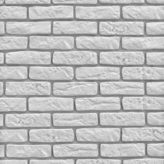 Betónový obkladový kameň Loft Brick biely