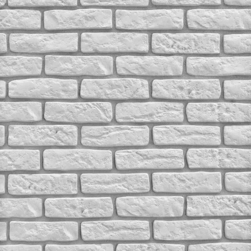 Betónový obkladový kameň Loft Brick biely