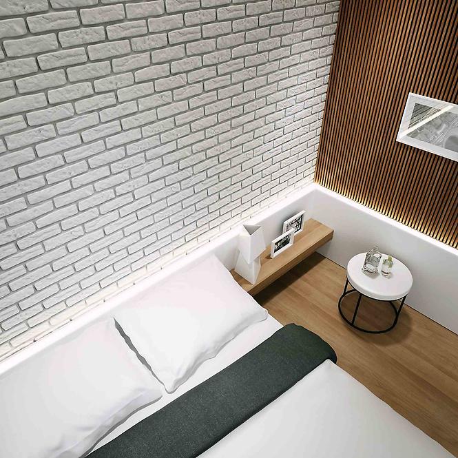 Betónový obkladový kameň Loft Brick biely
