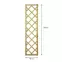 Drevený plotový panel R34 rovný 40x180,2