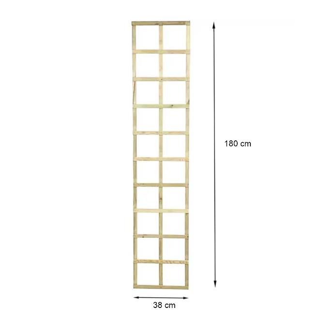 Drevený plotový panel Kinga rovný 38x180