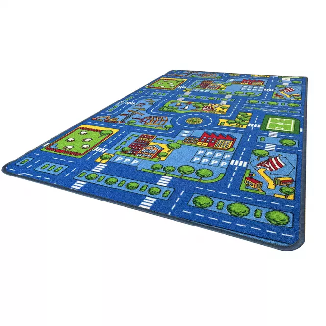 Koberec Kids 1,0/1,65 city gel blue,3