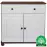 Komoda Nr 41 -2D+1S/90X86X40 hnedý/biela fil