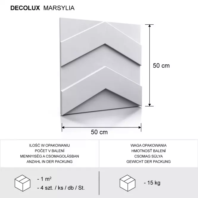 Sádrový Dekor Marsylia 3D