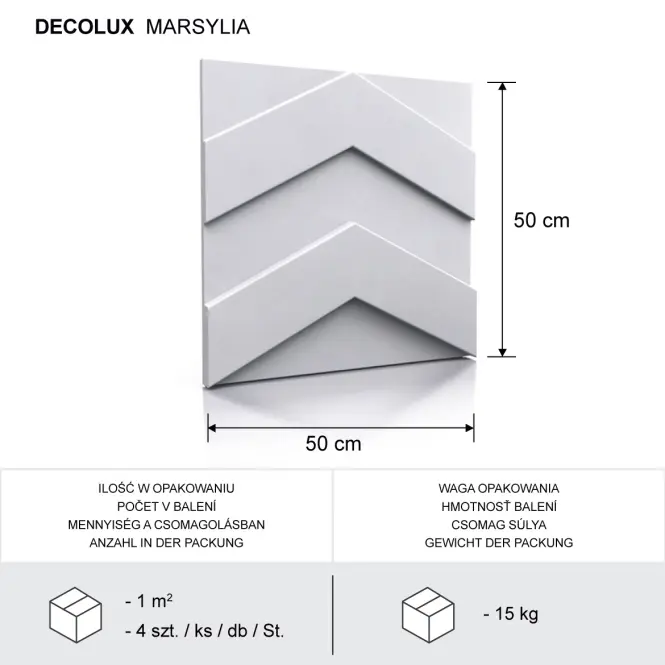 Sadrový dekor Marsylia 3D,4