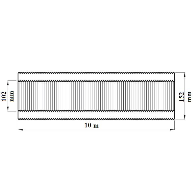 Izolačná elastická rúra RESD100-10-AL